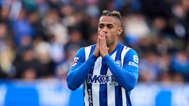 VITORIA-GASTEIZ, SPAIN - NOVEMBER 22: Mariano Diaz Mejia of Deportivo Alaves reacts during the LaLiga EA Sports match between Deportivo Alaves and RC Celta de Vigo at Estadio de Mendizorroza on November 22, 2025 in Vitoria-Gasteiz, Spain. (Photo by Juan Manuel Serrano Arce/Getty Images)
PUBLICADA 12/02/26 NA MA16 1COL