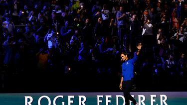 Roger Federer, en la presentación de la Laver Cup.