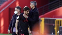 Silva sufre una contusi車n lumbar que no le deja casi moverse