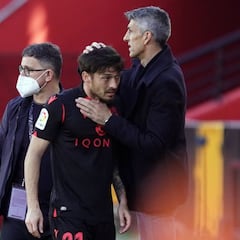 Silva sufre una contusión lumbar que no le deja casi moverse