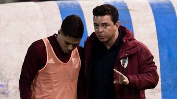 Marcelo Gallardo se refiri&oacute; al colombiano Juan Fernando Quintero. 