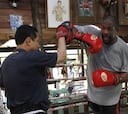 Riddick Bowe entrenando en Thailandia