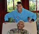 Cristiano visitó el miércoles a Mandela en su residencia
