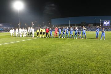 Starting line-ups.