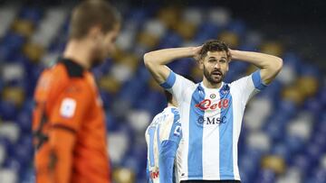 Fernando Llorente con el N&aacute;poles.