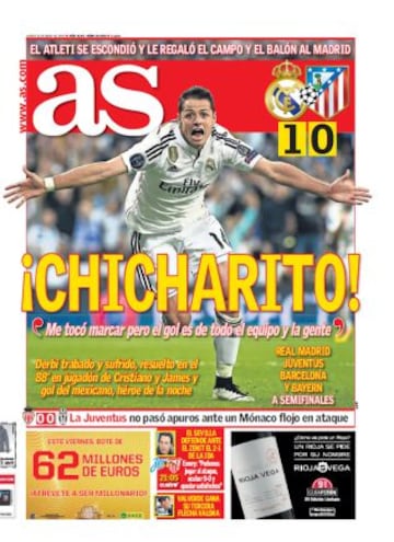 Las portadas de AS de abril