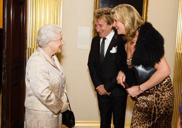 Sir Rod Stewart y Penny Lancaster.