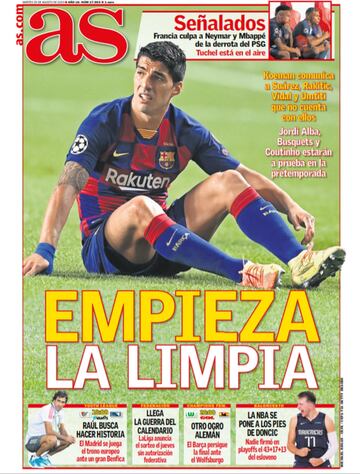 Las portadas de AS de agosto