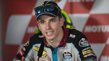 #73 Alex Marquez (Spa) Eg 0,0 Marc Vds Kalex during press conference of the Gran Premio Motul de la Comunitat Valenciana, Circuit of Ricardo Tormo,Valencia, Spain. Saturday 11th of november 2017.