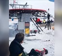El telesillas se vuelve loco y lanza a la gente por los aires