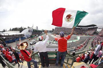 Así se vivió el color en el Gran Premio de México