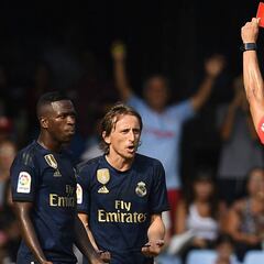 Un partido a Modric y Molina por las rojas de la ley del talón