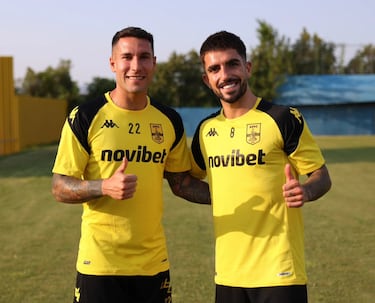 El club griego que alinea m¨¢s futbolistas espa?oles que 11 equipos de LaLiga