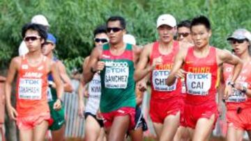 Eder Sánchez terminó la caminata de 20 kilómetros en el lugar 16.