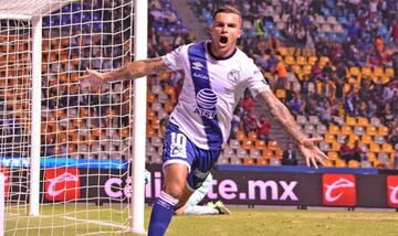 El chárrua es otro de los futbolistas que han quedado a deber con el conjunto de la 'Franja'. En su paso con Puebla ha metido ocho goles en todas las competencias. 