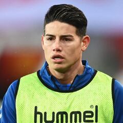 James, duda hasta último momento en Everton para FA Cup
