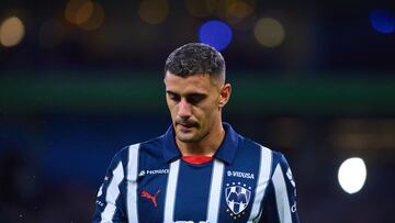 German Berterame of Monterrey during the 2nd round match between Monterrey and Cruz Azul as part of the Liga BBVA MX, Torneo Apertura 2024 at BBVA Bancomer Stadium on July 13, 2024 in Monterrey, Nuevo Leon, Mexico.