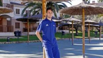 Uxío Marcos posa para AS en la concentración de AFE.