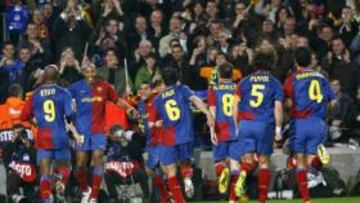 <b>Barcelona 4 - Bayern 0 </b>Tercer gol del Barcelona.