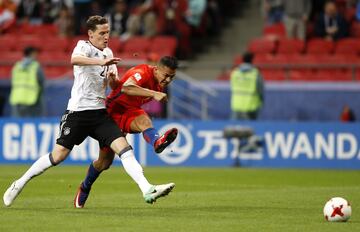 En el Kazan Arena, la selección chilena no pudo superar a Alemania. Alexis marcó su gol 38 en la Roja pero Lars Stindl puso el 1-1 final. 