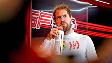 Sebastian Vettel (Ferrari). F1.