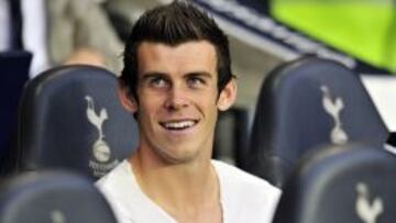 Gareth Bale en el banquillo del Tottenham en 2011. 