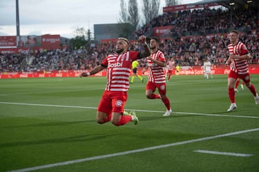 1-0. Taty Castellanos celebra el primer gol que anota en el minuto 11 de partido.