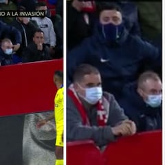 Lamentable gesto de un aficionado del Granada a Akapo: "Me ha llamado mono"