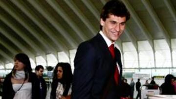 <b>PREPARADO. </b>Fernando Llorente, antes de tomar el vuelo en dirección a Madrid.