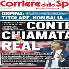 'Corriere': el Madrid telefonéo a Conte para tantearle