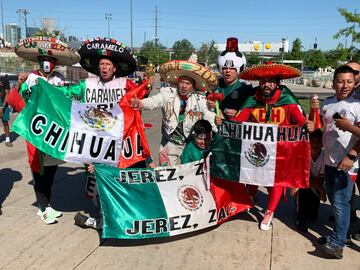 El color del México vs. Costa Rica en el Final Four de la Nations League