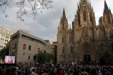 Vista general de la Catedral de Barcelona.