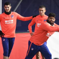 Simeone no da pistas sobre el socio en ataque de Griezmann
