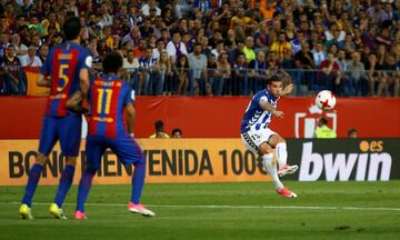 Theo Hernández empató el partido. 1-1.