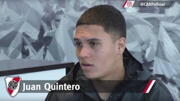 Quintero: "River no tiene techo, queremos ganarlo todo"