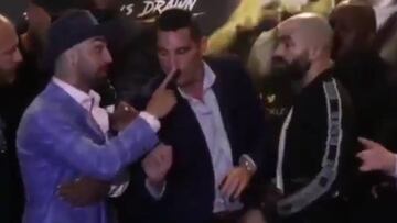 Se veía venir que el pesaje iba a acabar mal y así fue: escupitajos, patadas...