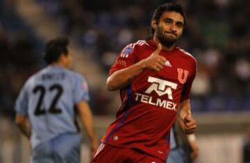 Carlos Bueno: Jueg&oacute; en 2010 por la U y en 2013 por Cat&oacute;lica. Destac&oacute;, pero no estuvo a la altura de un refuerzo de renombre. Hoy juega en San Mart&iacute;n de San Juan.