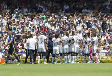 Pumas - Equipo con menor cantidad de tarjetas en el último año
