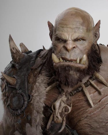 Así se ve Orgrim, el jefe orco de la película de Warcraft