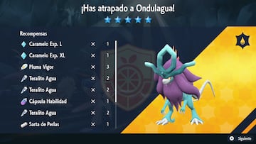 pokemon escarlata purpura ondulagua suicune teraincursion como capturarlo