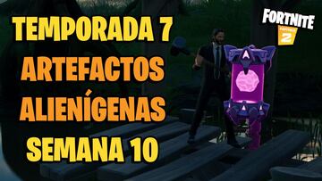 Fortnite: dónde están los artefactos alienígenas de la Semana 10 de la Temporada 7