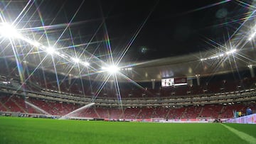 Vista General durante el partido Guadalajara vs Cruz Azul, correspondiente a la Jornada 16 del Torneo Apertura 2023 de la Liga BBVA MX, en el Estadio Akron, el 04 de Noviembre de 2023