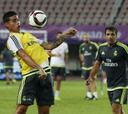 James vuelve a entrenarse y Benzema y Modric, al margen