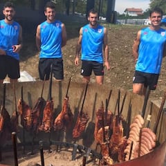 Marcelino promueve una comida asturiana en Lezama