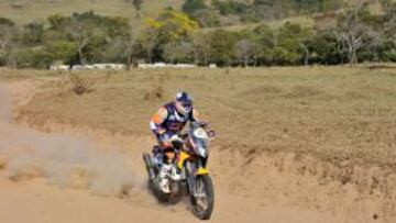 Marc Coma durante la cuarta etapa del Rally dos Sert&otilde;es.