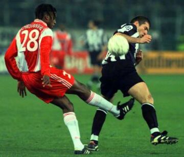 Zidane durante el partido de semifinales de Champions League contra el Mónaco
