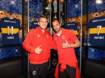 El Sevilla visitó el estadio Alberto José Armando 'La Bombonera' del Club Atlético Boca Juniors.