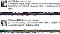 La UEFA advierte a Wilshere por apostar por su equipo