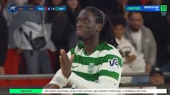 Marca gol al Benfica con el eterno rival y su celebración es un claro ‘dardo’ en apoyo a Vinicius