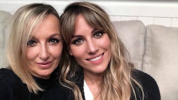 Imagen que publicó Edurne asombrando con el parecido que guarda con su madre.